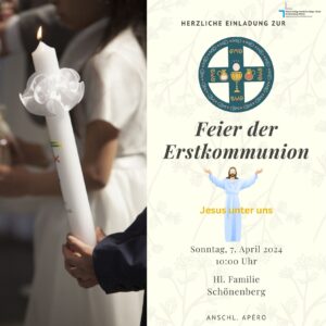 Feiern Sie mit uns: Erstkommunion